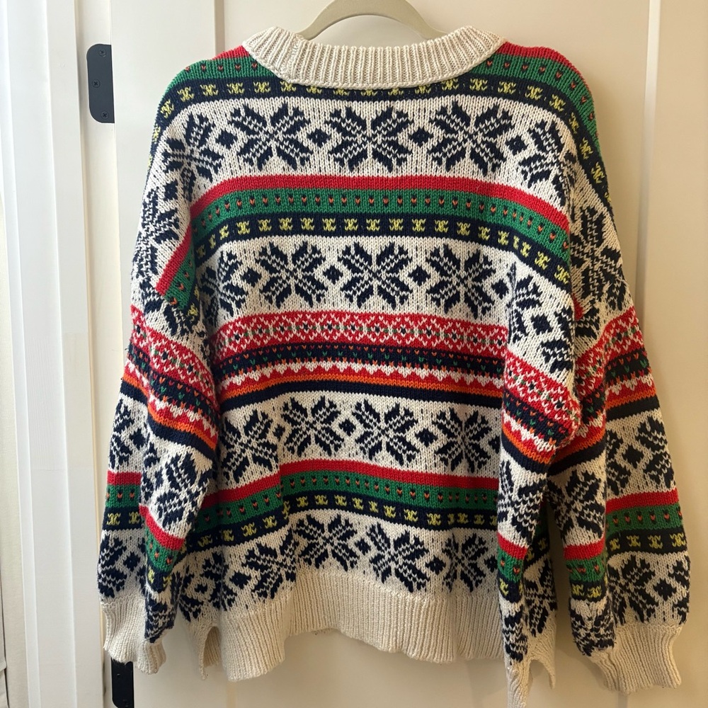 Aerie Winter/Festive Crew Neck Sweater - Picture 4 of 4